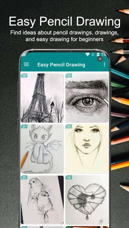 300+ Easy Pencil Drawing for Android: Ignite Your Creativity