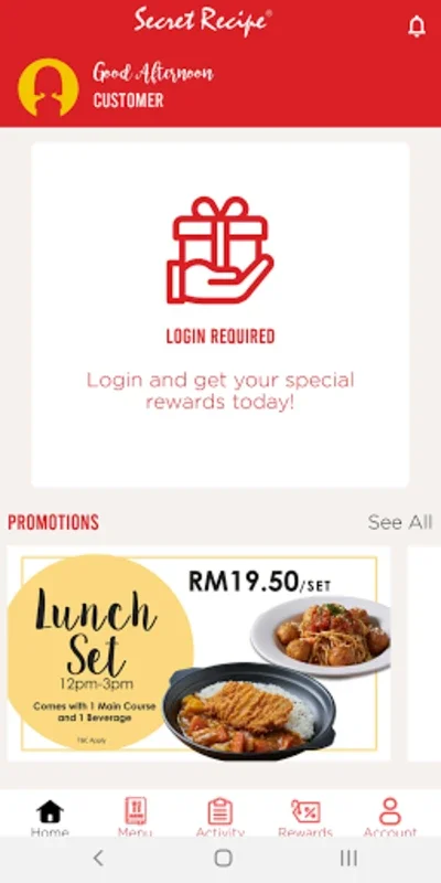 Secret Recipe My for Android - Earn Points and Discover New Dishes