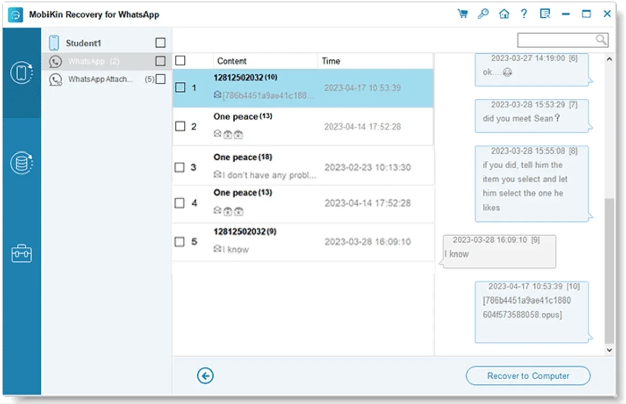 MobiKin Recovery for WhatsApp for Windows - Recover Messages Easily