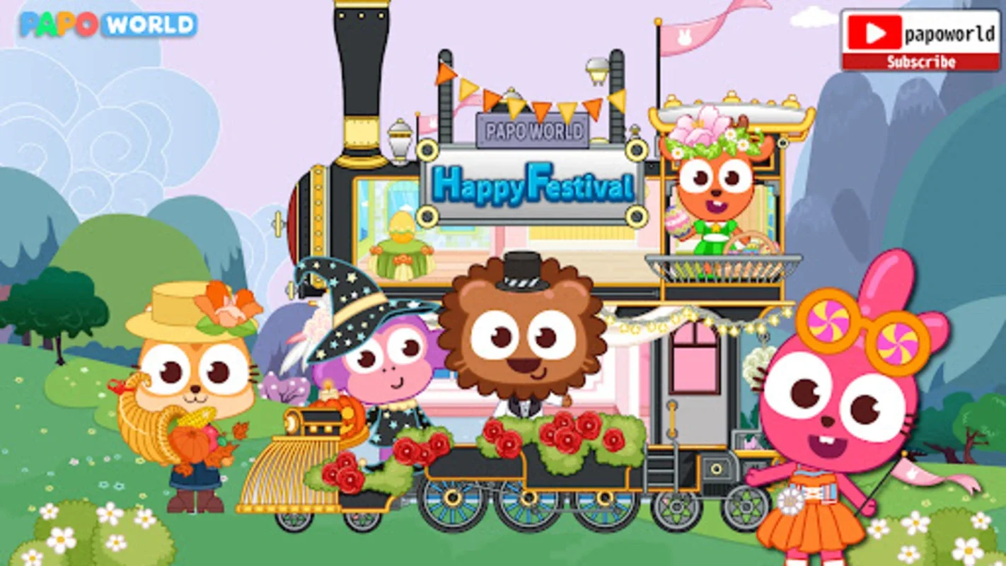 Papo Town Happy Festival for Android - Immerse in Holiday Decorating