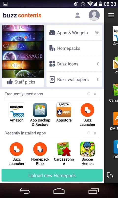 Buzz Launcher: Android Home Screen Personalization with 500,000+ Themes