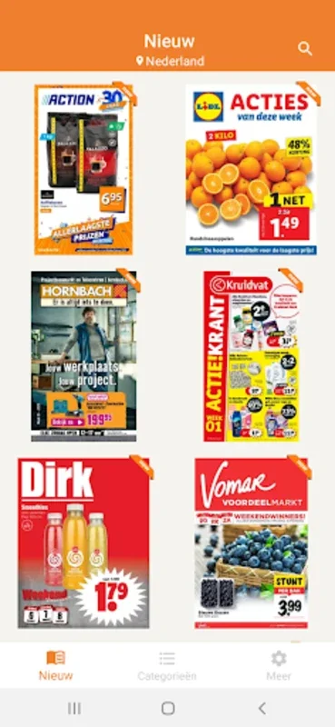 Alle Folders en aanbiedingen. for Android: Your Dutch Deals Aggregator