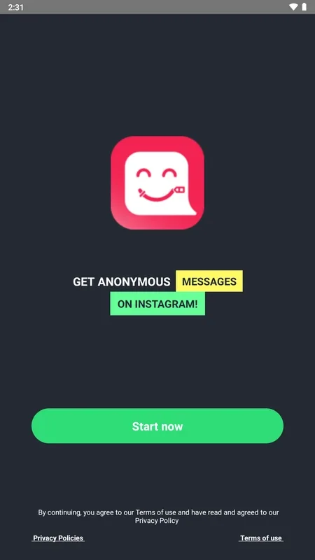 Scret for Android: Receive Anonymous Messages on Instagram