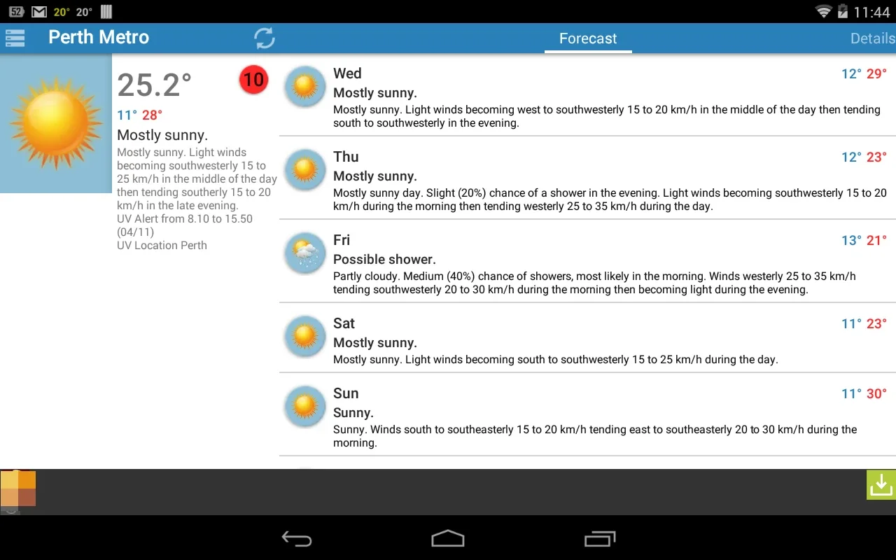 Au Weather Free for Android - Stay Updated with Australian Weather