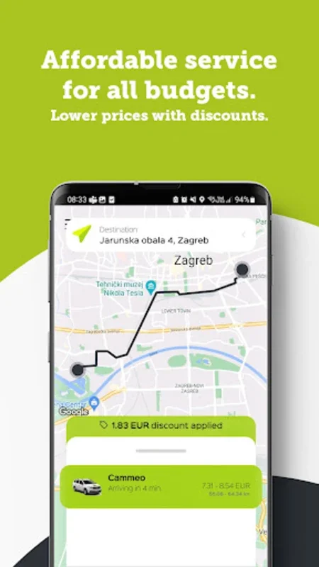 Taxi Cammeo for Android: Streamlined Ride-Hailing