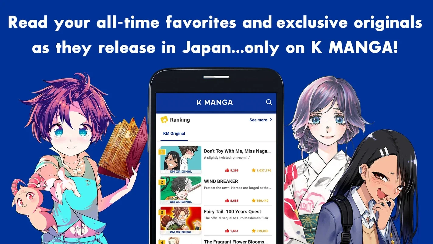 K MANGA for Android - Unbeatable Manga Experience