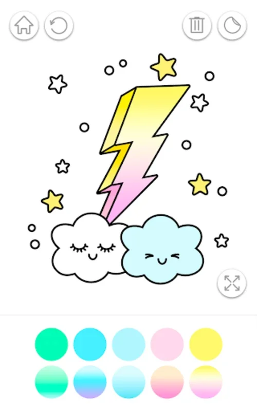 Gradient Kawaii Coloring Book for Android - Unleash Creativity