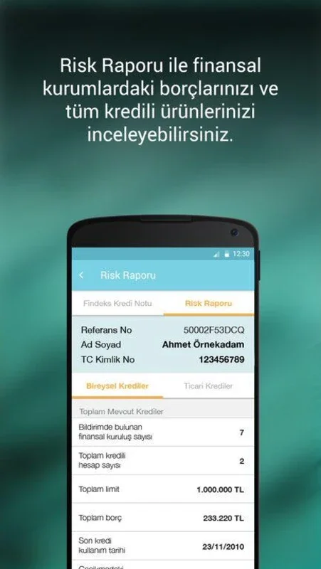 Findeks for Android - Manage Your Finances on the Go