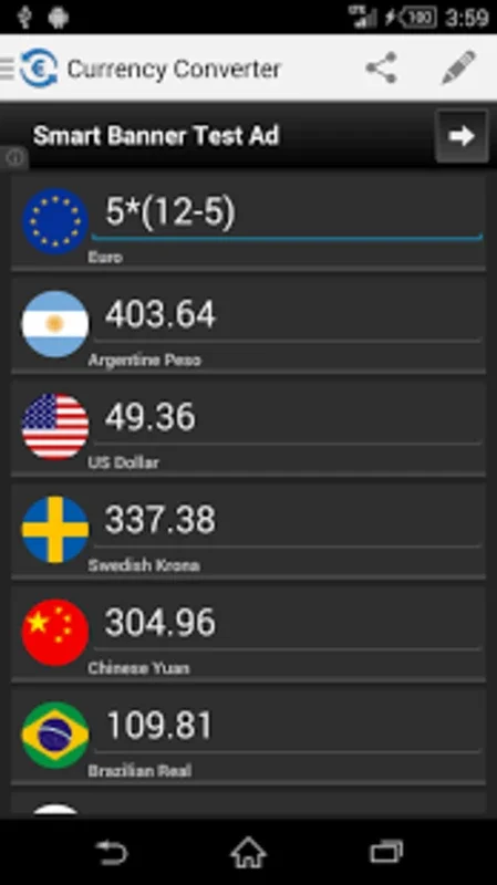 Currency Converter for Android: Efficient Currency Exchange