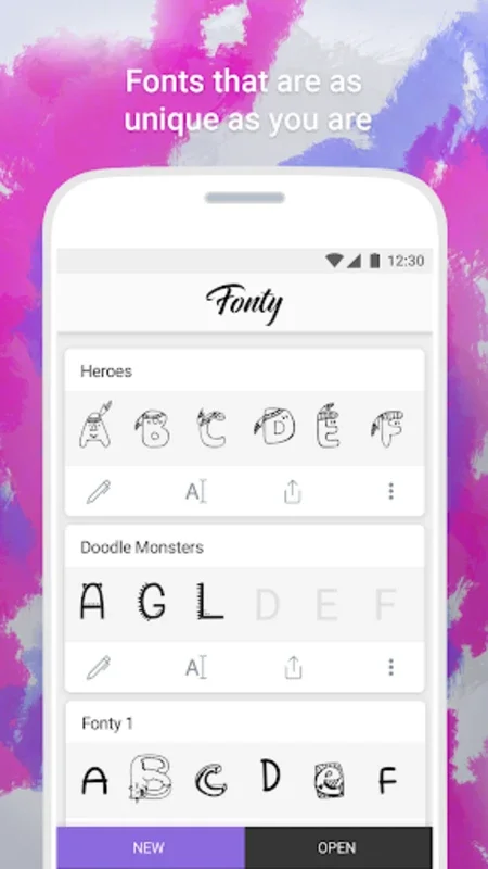 Fonty for Android - Customize Fonts Easily