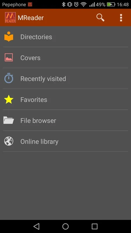 MReader for Android - Download ePub Books Easily