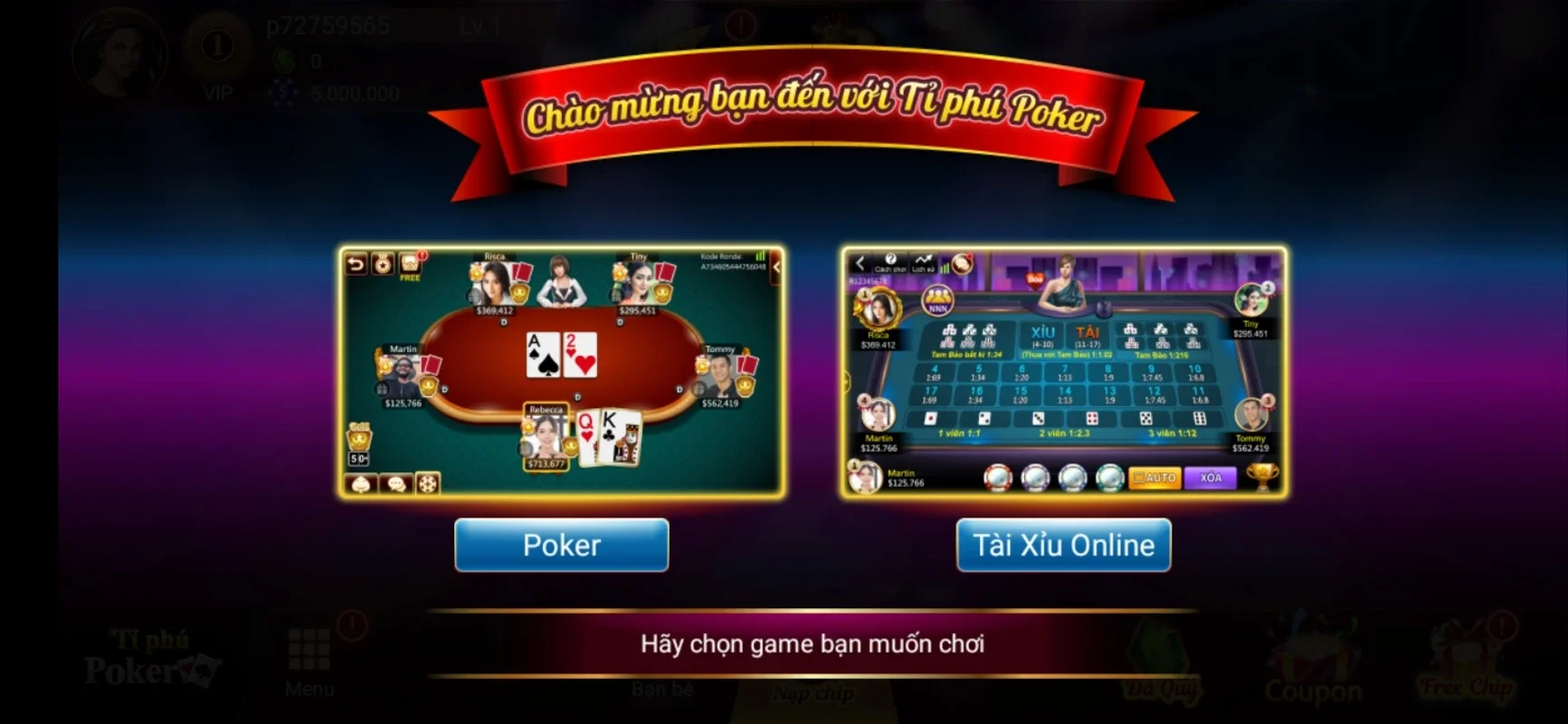 Tỉ phú Poker for Android - Thrilling Poker Experience