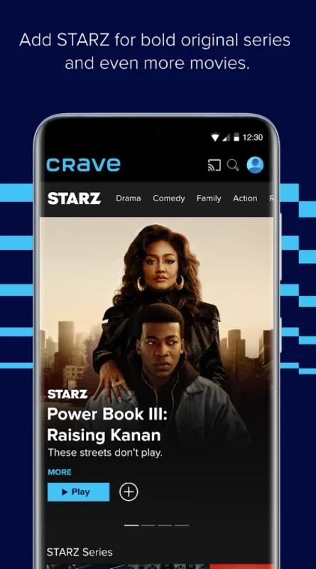Crave for Android - Stream Diverse Content