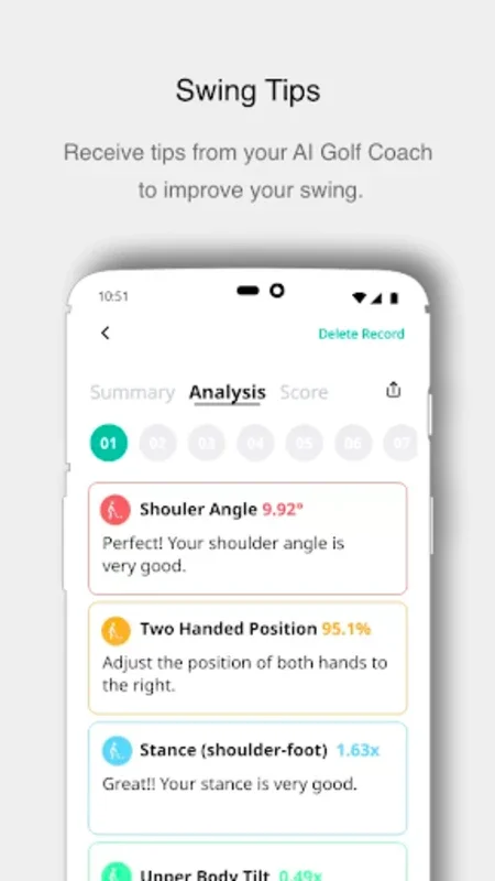 NinePoses - AI Golf Analysis for Android: Transform Your Swing