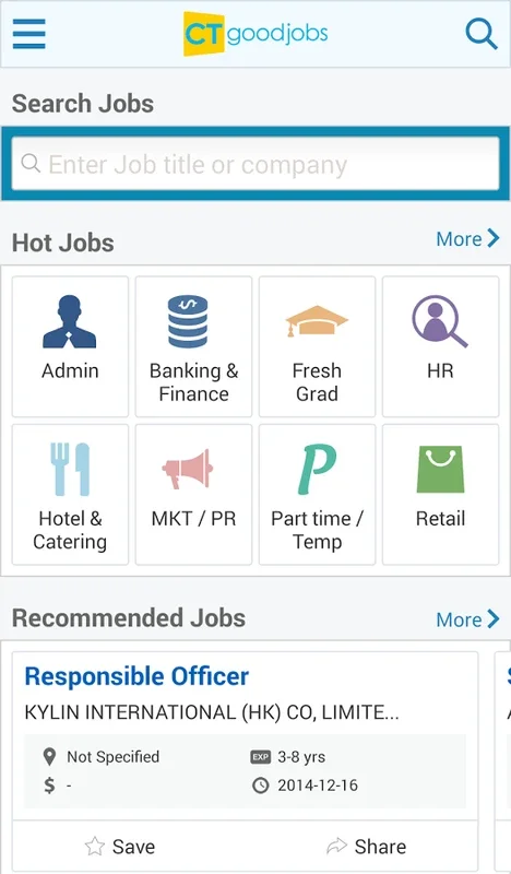 CTgoodjobs for Android - Streamline Job Search with Exclusive Features