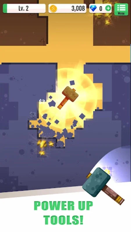 Hammer Jump for Android: Uncover Underground Treasures