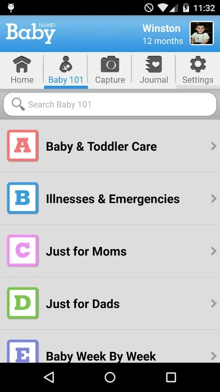 WebMD Baby for Android: The Ultimate Parenting Aid