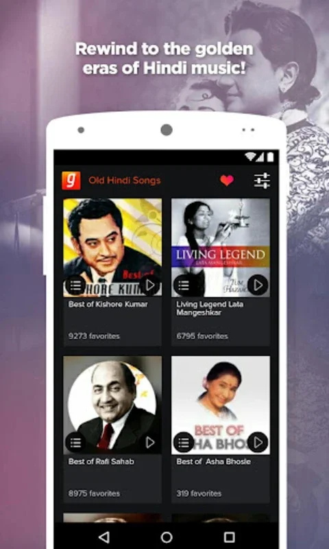 Old Hindi Songs for Android - Immerse in Bollywood Classics