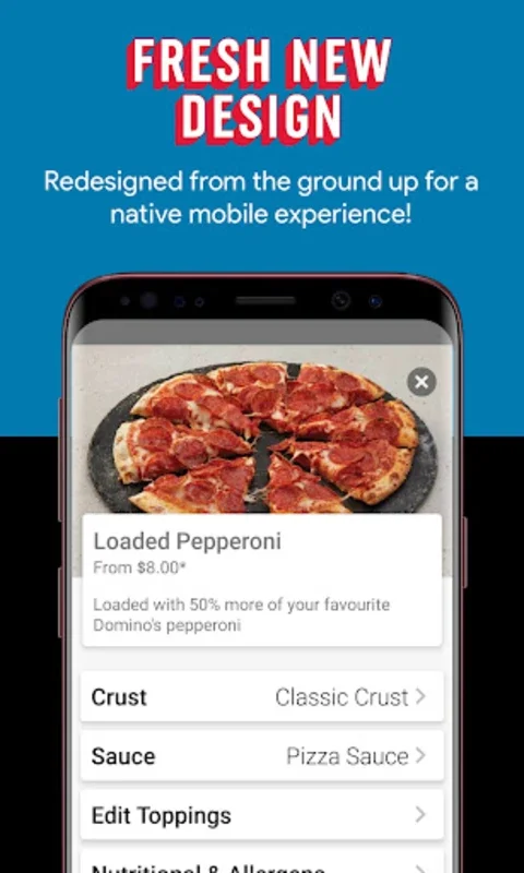 Domino's for Android: Convenient Pizza Ordering