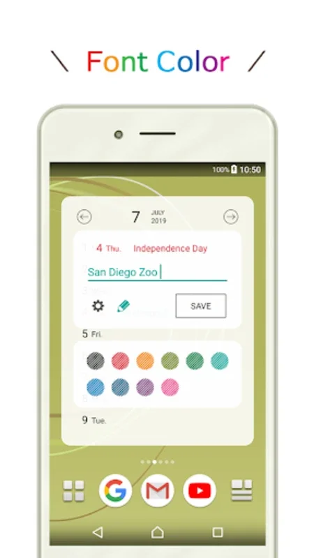 Calendar & Memo Widget for Android - Efficient Schedule Management