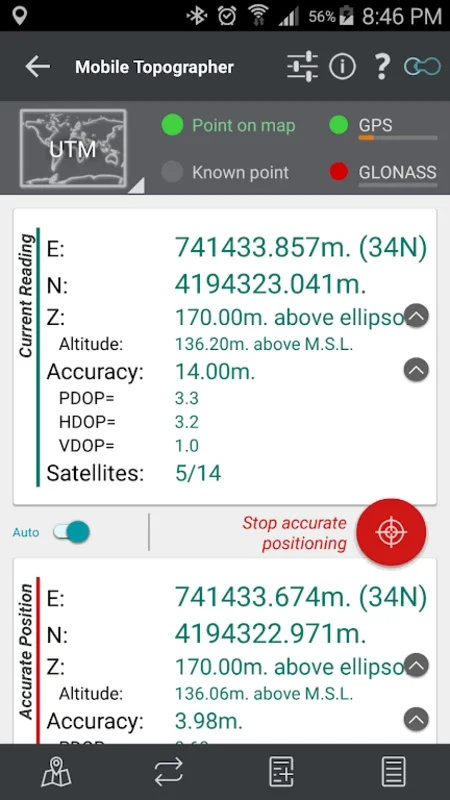 Mobile Topographer for Android: Professional Topography Tool