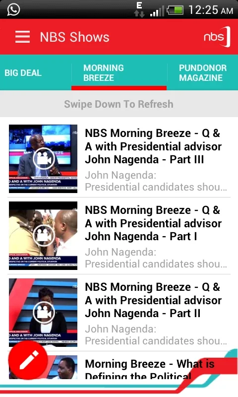 nbs Television for Android - Rich Ugandan Content at Your Fingertips