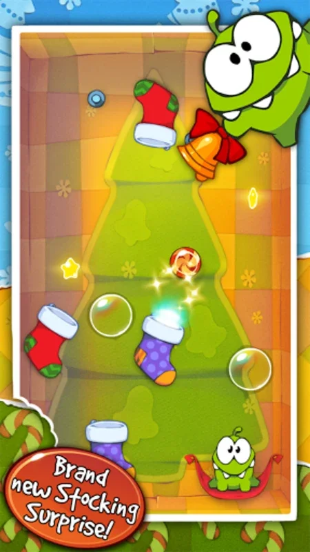 Cut the Rope: Holiday Gift for Android - Festive Puzzle Fun