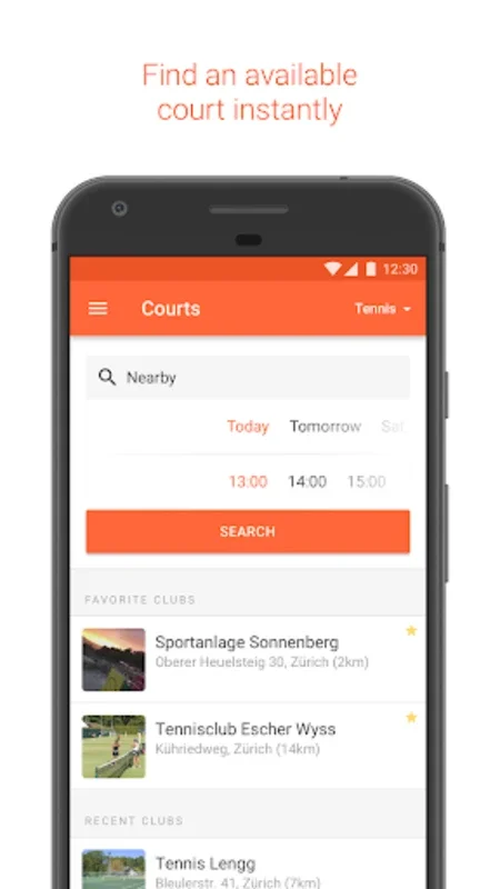 GotCourts - Book Courts, Partn for Android - Connect with Tennis Easily