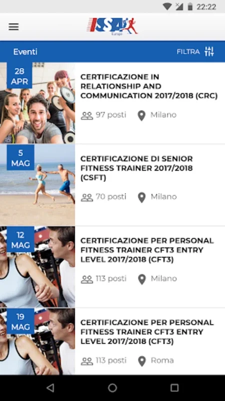 ISSA Europe for Android - Empowering Fitness Careers