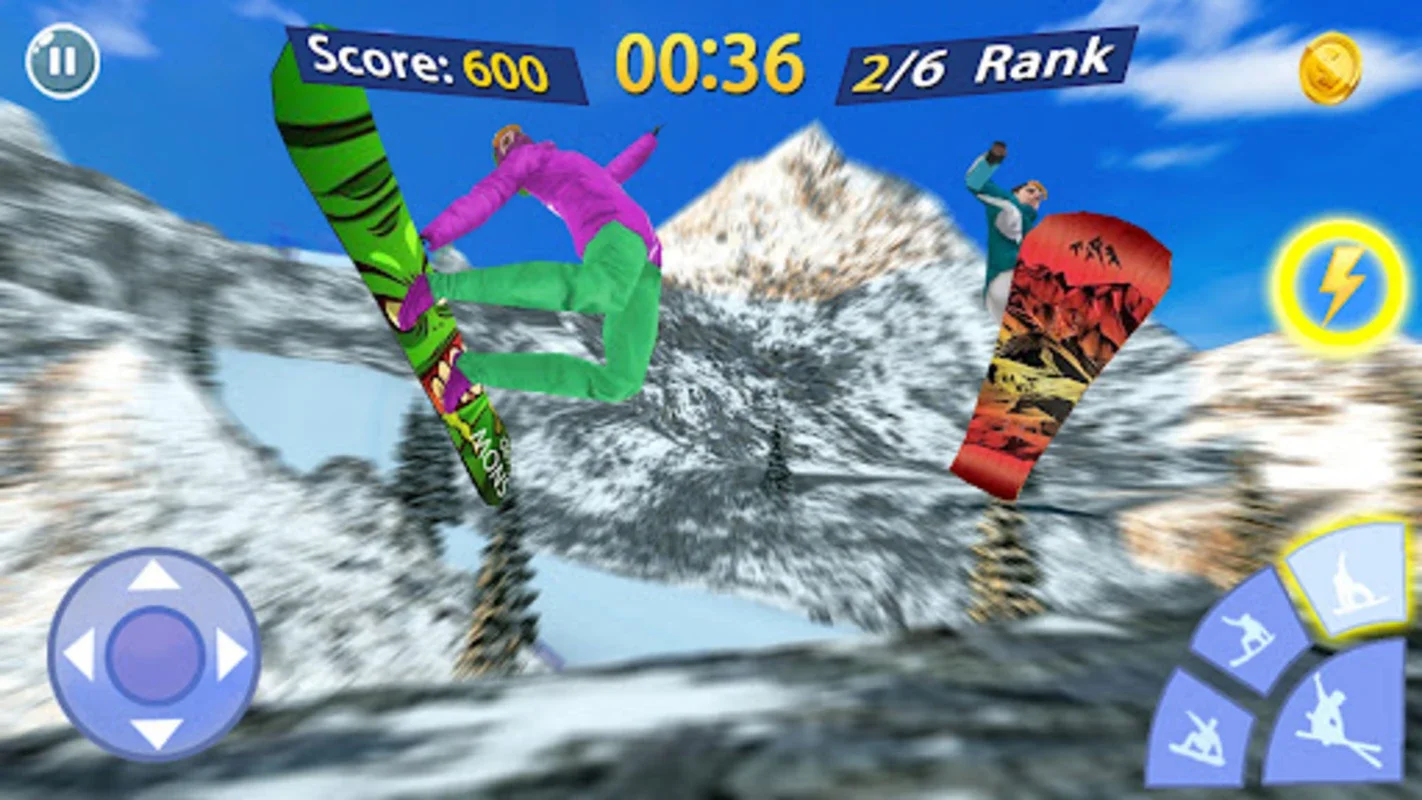 Snow Mountain Skater for Android - Thrilling Skiing Experience