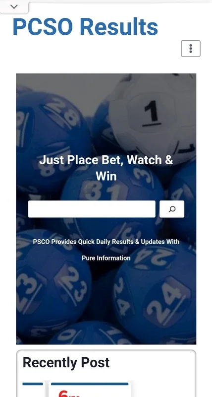 PcsoResults for Android - Stay Updated with Lotto Results