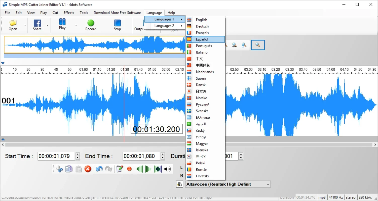 Simple MP3 Cutter Joiner Editor for Windows - Free Download