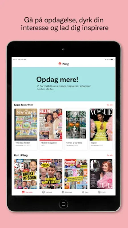 Pling: Læs magasiner & blade for Android - Unlimited Reading Access