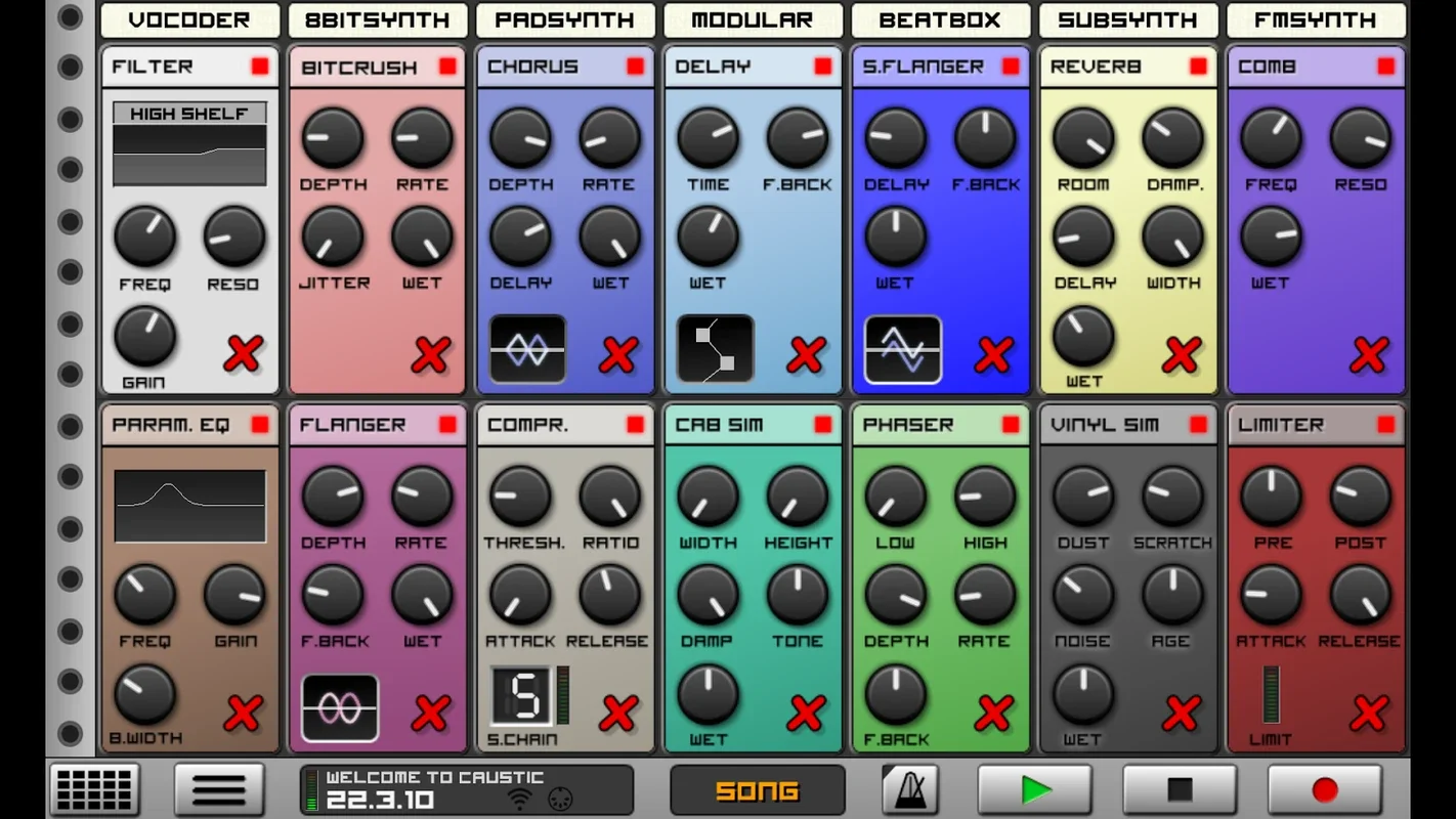 Caustic 3 for Android - Create Electronic Music on the Go