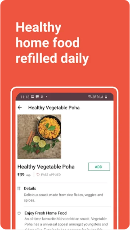 Daalchini for Android: Quick Home-Style Meals