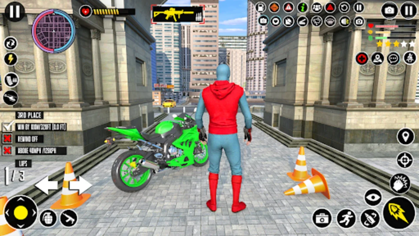 Superhero Bike Mega Ramp Games for Android - No Downloading Needed