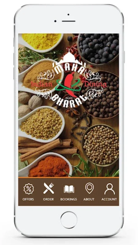 Maha Bharat for Android - Order Indian Cuisine Effortlessly