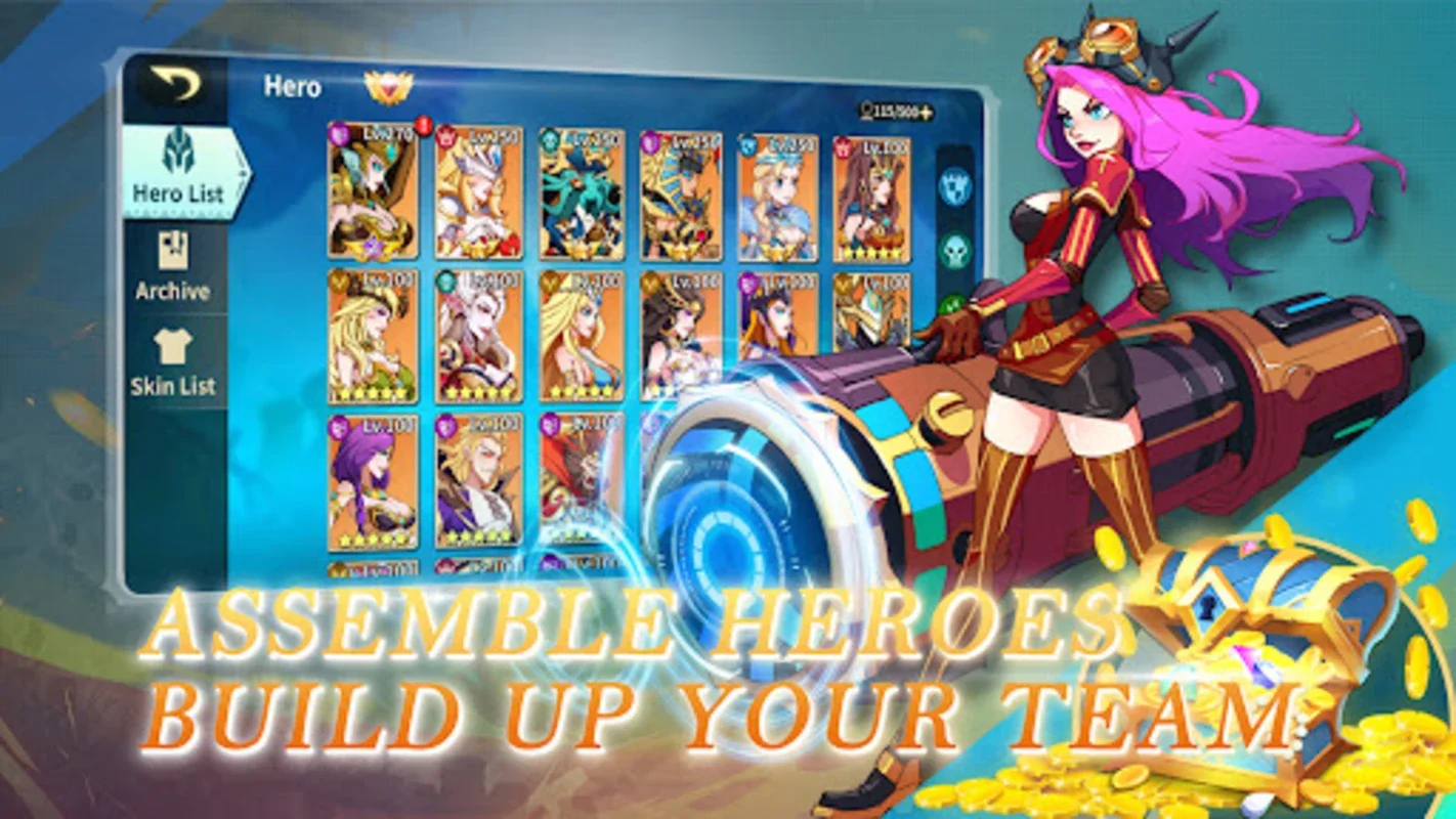 Magic Hero War for Android - Strategic Hero - Building and Auto - Battles