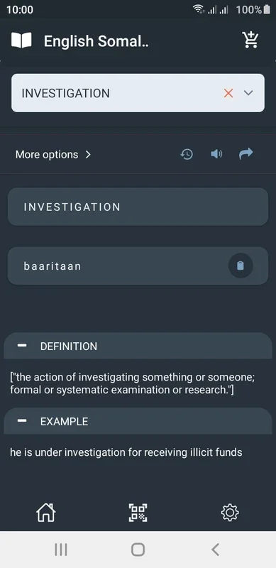 English Somali Dictionary Pro for Android - Offline Language Aid