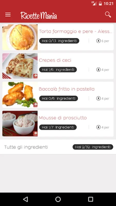 Recipes Mania for Android: Unleash Italian Culinary Delights