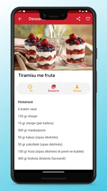 Albanian Food Recipes App for Android - Culinary Delight