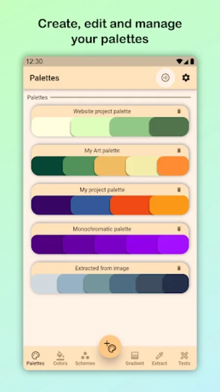 Color Design for Android - Create and Manage Color Palettes