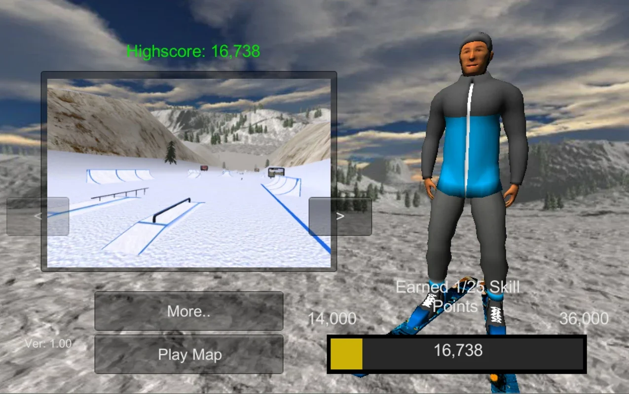 Ski Freestyle Mountain for Android - Thrilling Skiing Experience