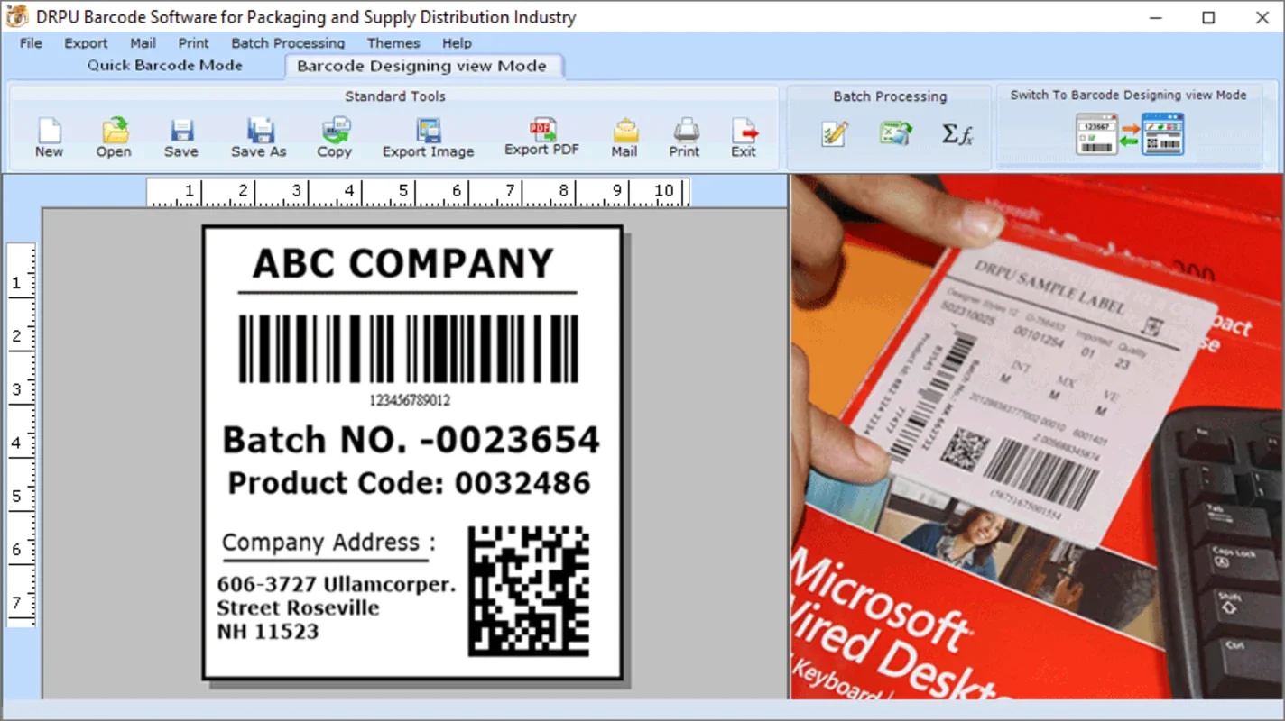 Shipping and Logistics Labeling Software for Windows