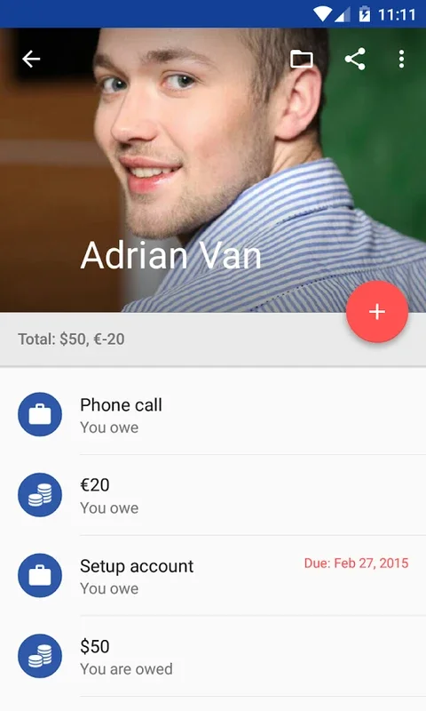 IOU for Android: Simplify Debt Management