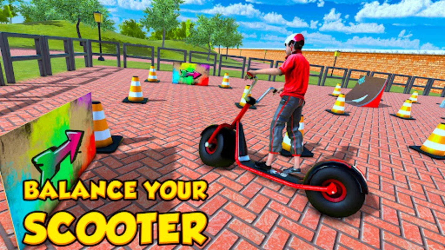 Scooter Touch Grind Tricks 3D for Android - No Downloading Needed