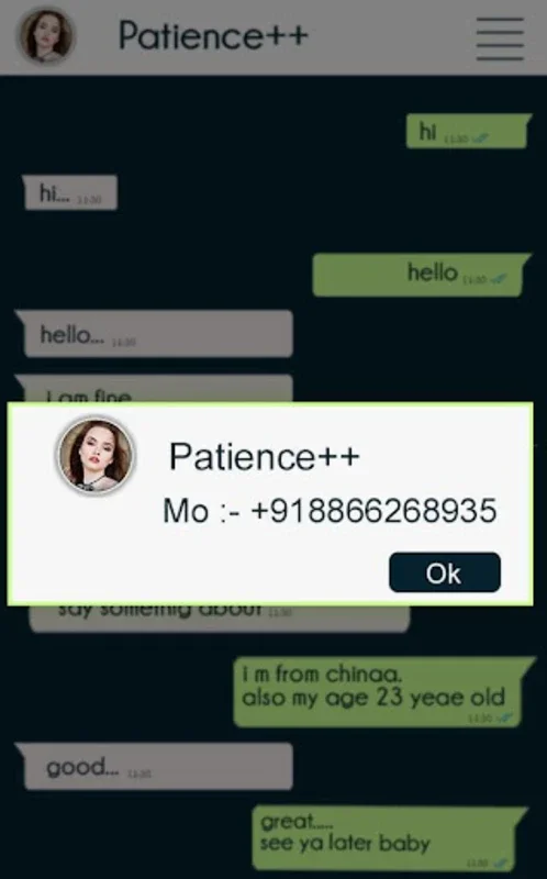 Chat with girl & Girls Mobile number prank for Android - Enjoy Unique Chatting