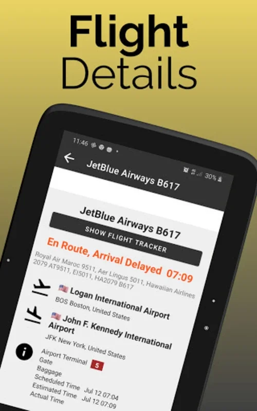 Madrid-Barajas Flight Information for Android - Real-Time Updates