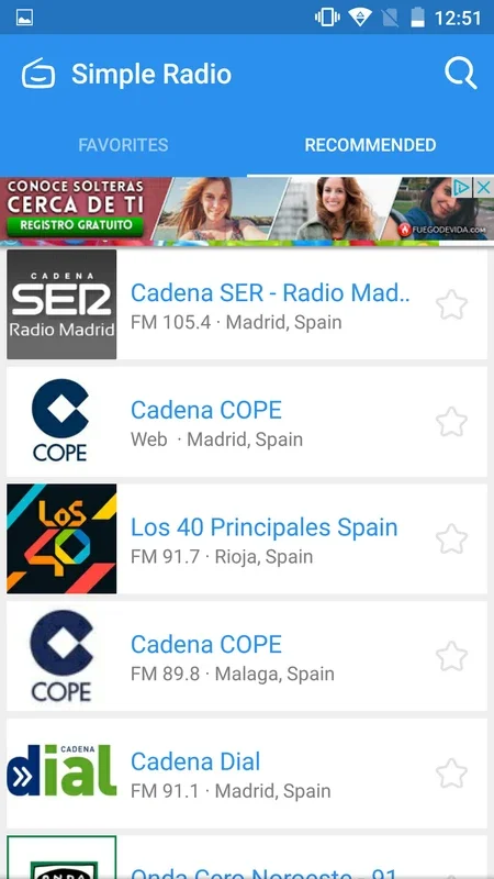 Simple Radio for Android - Stream Radio Stations Easily