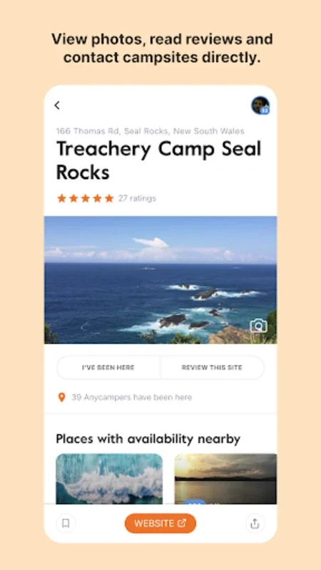 Anycamp for Android: Streamlined Camping Experience